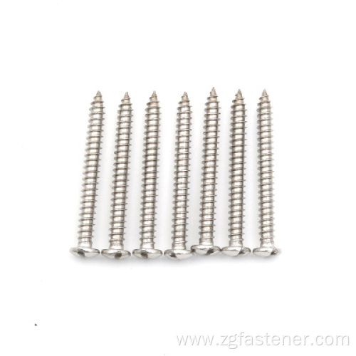 DIN7971 Stainless steel 304 Slotted pan head tapping screws